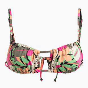 Vrchný diel plaviek  ROXY Printed Beach Classics Bralette anthracite palm song s