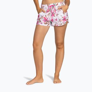 Dámske plavkové šortky ROXY Wave Printed 2 white happy tropical swim