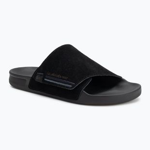 Pánske šľapky Quiksilver Rivi Suede black 1