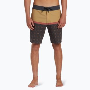 Pánske plavecké šortky Billabong Fifty50 Pro mustard