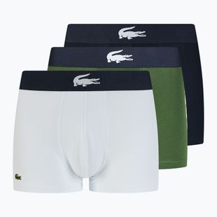 Boxerky Lacoste 5H1803 P52 3 páry tymián/navy blue/white