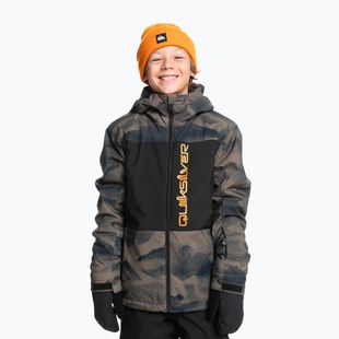 Detská snowboardová bunda Quiksilver Side Hit mountain spray canteen