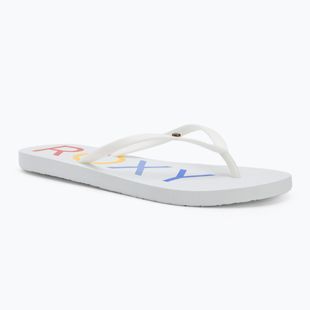 Dámske žabky ROXY Sandy III white/rainbow monogram