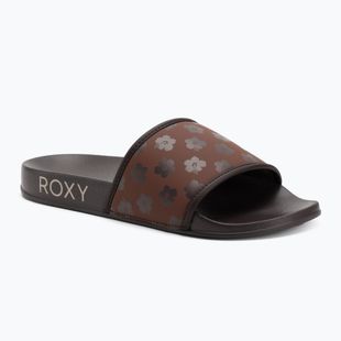Dámske šľapky ROXY Slippy IV brown combo