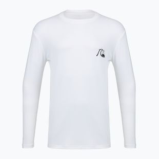 Pánske plavecké tričko longsleeve Quiksilver DNA Bubble Logo white