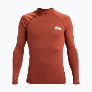 Pánsky plavecký longsleave Quiksilver Everyday UPF50 henna