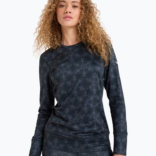 Dámske termo tričko longsleeve ROXY Daybreak Brushed true black/snowflakes