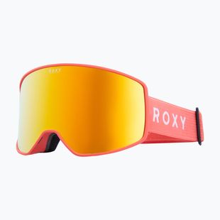 Dámske snowboardové okuliare ROXY Storm W coral chic/clux ml orange