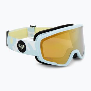 Detské snowboardové okuliare ROXY Missy big flowers/clux ml light blue