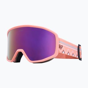 Dámske snowboardové okuliare ROXY Izzy coral chic/clux ml l purple