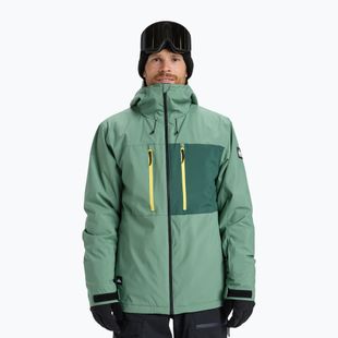 Pánska snowboardová bunda Quiksilver Sycamore Solid 20K dark ivy