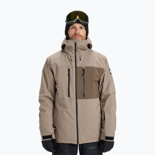 Pánska snowboardová bunda Quiksilver Sycamore Solid 20K fallen rock