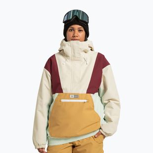 Dámska snowboardová bunda DC Chalet Anorak oatmeal