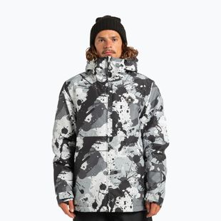 Pánska snowboardová bunda DC Basis Print outer world black