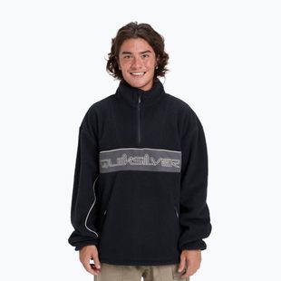 Pánska snowboardová mikina Quiksilver Omni Sherpa Half Zip black
