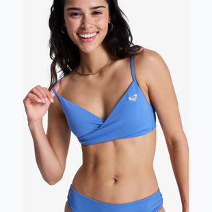 Horný diel plaviek ROXY Solid Essentials Wrap Bralette dutch blue