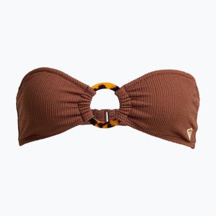Horný diel plaviek ROXY Sunshine Bandeau cappuccino
