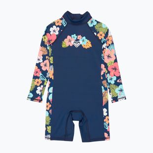 Overal UPF 50+ detský ROXY Morning Flower Springsuit mood indigo morning flowers