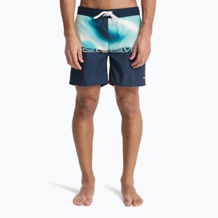Pánske plavecké šortky Quiksilver Everyday Half Jam 16" dark navy wordblock
