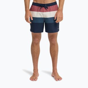 Pánske plavecké šortky Quiksilver Stretch Scallop Volley 16" dark navy tijuana