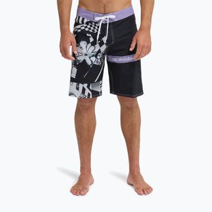 Pánske plavecké šortky Quiksilver Surfsilk Straight 20" black block momentum