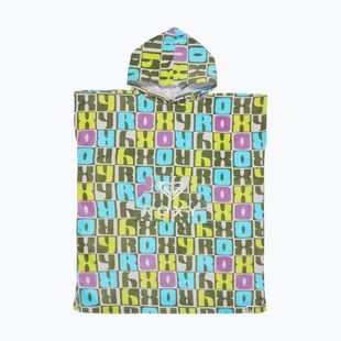 Detské pončo ROXY RG Stay Magical Printed oil green letter up