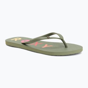 Dámske žabky ROXY Sandy III oil green
