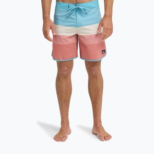 Pánske plavecké šortky Quiksilver Surfsilk Scallop 18" desert sand/tijuana