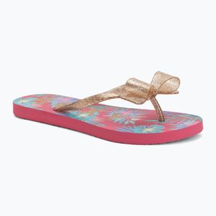 Detské žabky ROXY Lulu IV pink multi camo