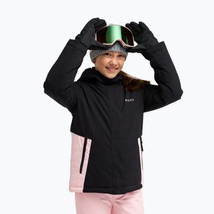 Detská snowboardová bunda ROXY Snowflare true black