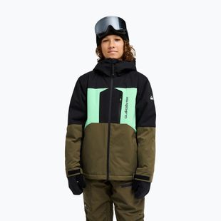 Detská snowboardová bunda Quiksilver Dawson grape leaf