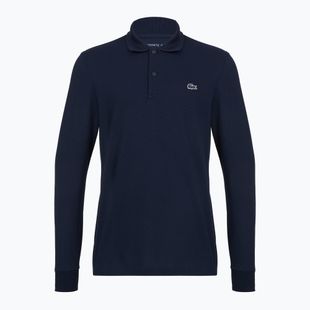 Pánske polo  tričko longsleeve Lacoste DH5523 navy blue