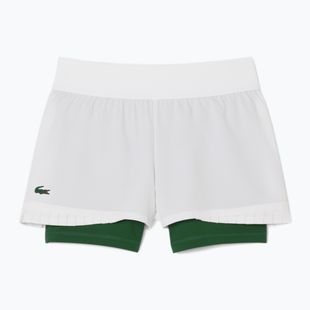 Dámske tenisové šortky Lacoste GF8598 white/green