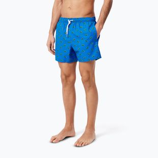 Pánske plavecké šortky Lacoste MH7188 gypsy blue/multico