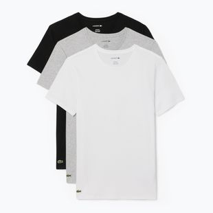Pánske tričko Lacoste TH9007 3-pak white/silver chine/black