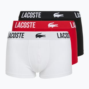 Pánske boxerky Lacoste 5H2393 3 pack black/red/white