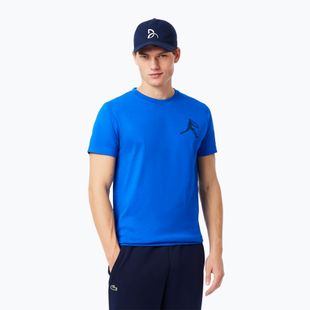 Lacoste pánske tenisové tričko TH1044 gipsy white/navy blue