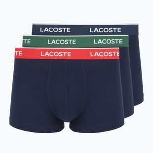 Pánske boxerky Lacoste 5H12997 3 páry navy blue/green/red/navy blue