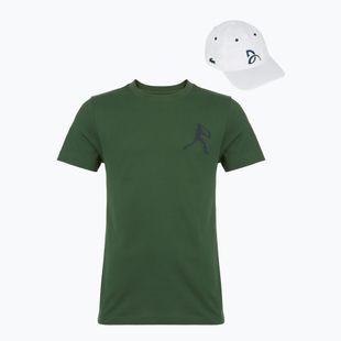 Lacoste pánske tenisové tričko TH1044 green/navy blue