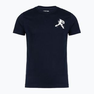 Pánske tričko + čiapka Lacoste TH1044 navy blue/white
