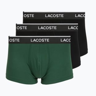 Pánske boxerky Lacoste 5H1300 3 pack black/green