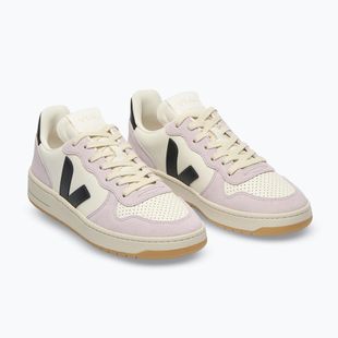 Dámske topánky VEJA V-10 Prime Leather pure/black/parme
