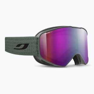 Lyžiarske okuliare Julbo Cyclon Reactiv High Contrast dark green/flash purple