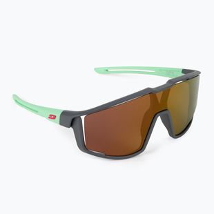 Detské cyklistické okuliare Julbo Fury S Spectron 3 matne sivé/mintové