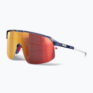 Slnečné okuliare Julbo Density Spectron shiny translucent dark blue/white/red
