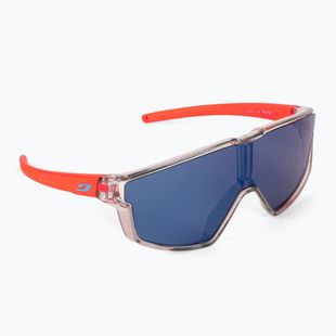 Detské cyklistické okuliare Julbo Fury Mini Spectron 3 shiny translucide/translucide gray/matt fluo orange
