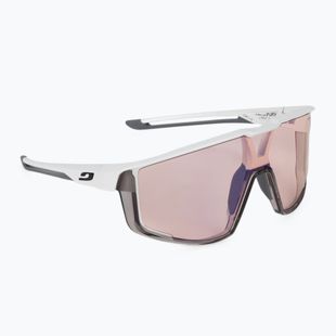 Cyklistické okuliare Julbo Fury Reactiv 1-3 High Contrast matná biela/priesvitná sivá