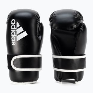 Boxerské rukavice adidas Point Fight Adikbpf1 čiernobiele ADIKBPF1