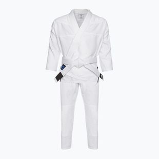 GI pre detské brazílske jiu-jitsu adidas Range white/gradient blue