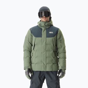 Pánska lyžiarska bunda Picture Insey 20/20 s vavrínovým vencom a tmavomodrou farbou